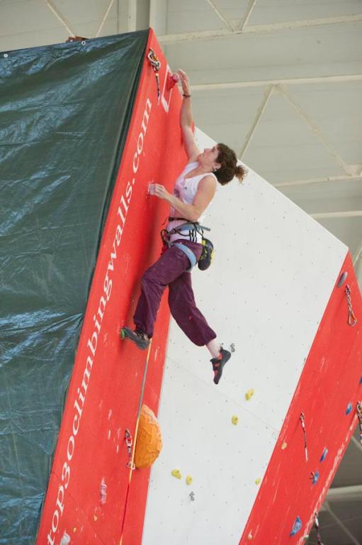 Helena Alemán. Spanish Climbing Championship (Gijón 2012). Photo: Darío Rodríguez. Source: top30 facebook