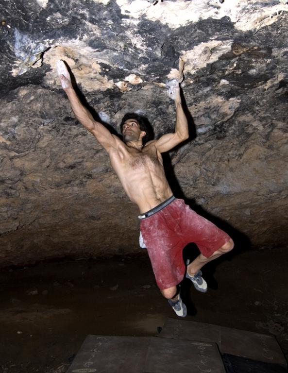 Dani Andrada. Ali-Hulk, 9a+ (Rodellar, Huesca). Photo: Pete O'Donovan