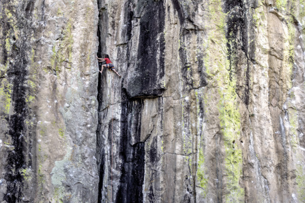  Sean Villanueva O‘Driscoll босоніж на La Anticomercial (7a), Ixcatan.